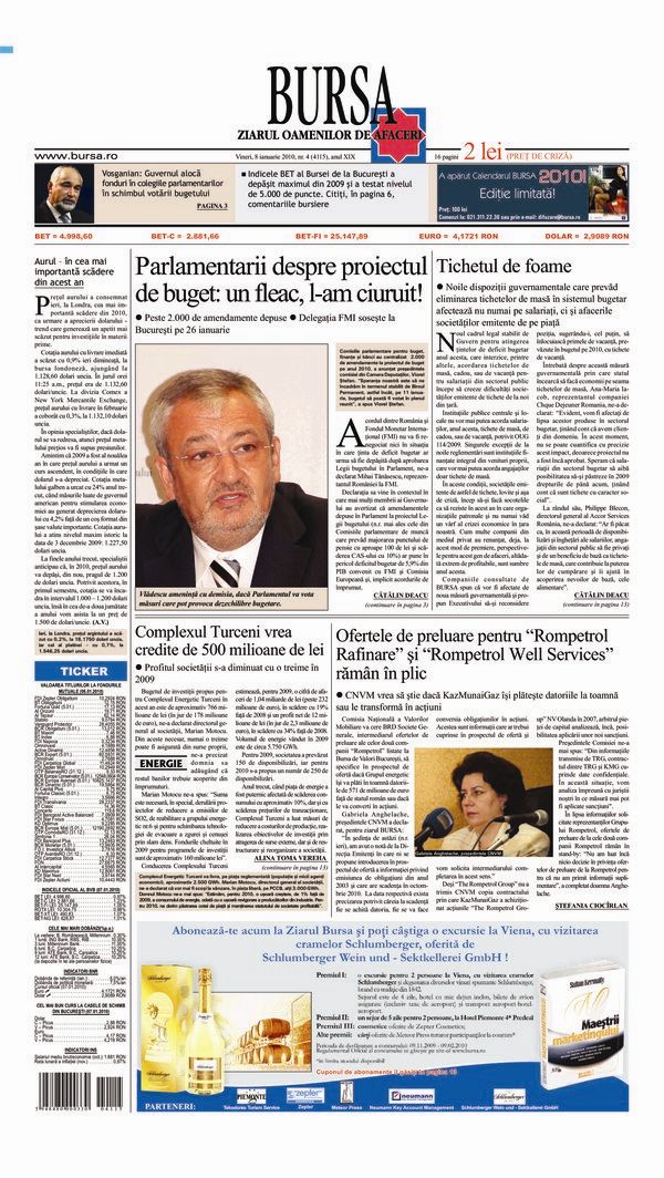Ediţia din 08.01.2010