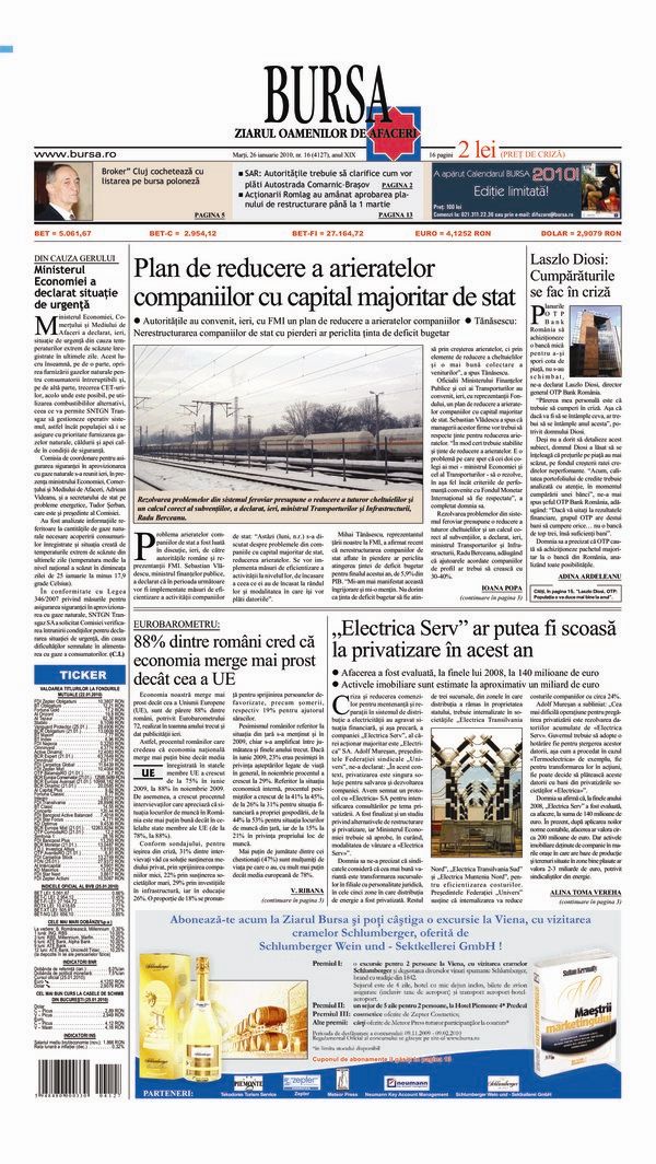 Ediţia din 26.01.2010
