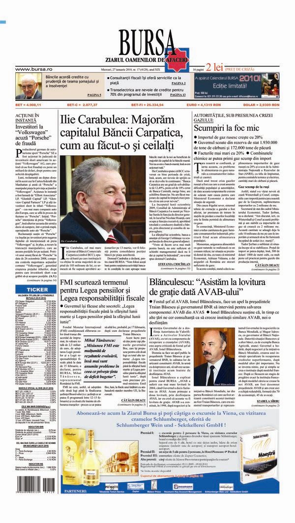 Ediţia din 27.01.2010