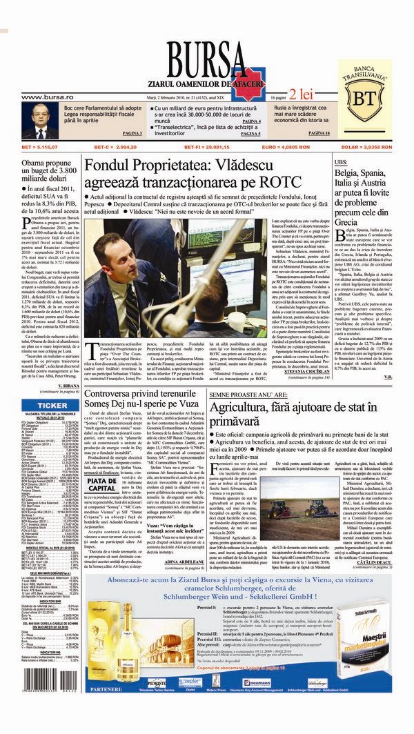 Ediţia din 02.02.2010