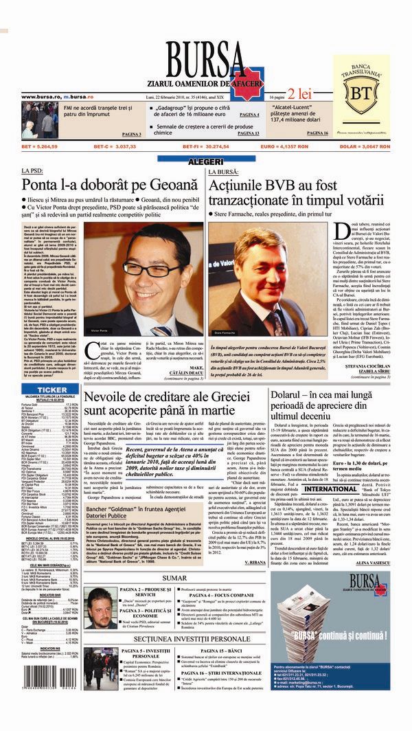 Ediţia din 22.02.2010