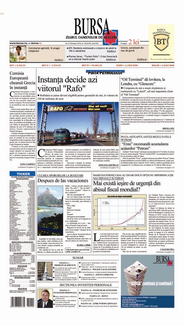 Ediţia din 25.02.2010