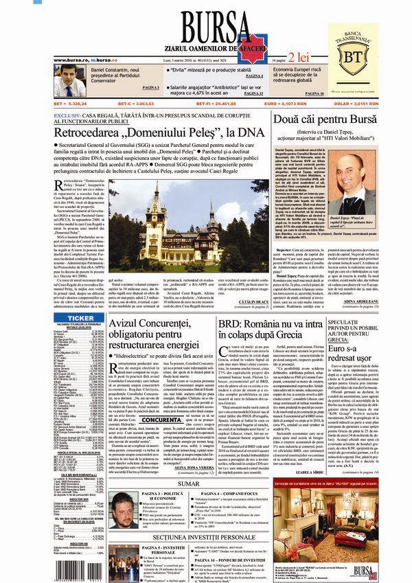 Ediţia din 01.03.2010