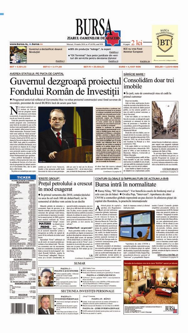 Ediţia din 10.03.2010