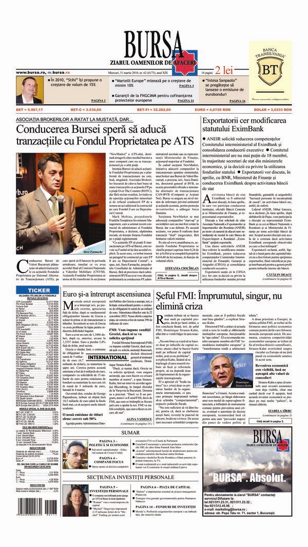 Ediţia din 01.05.2025