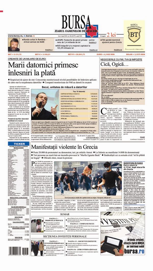 Ediţia din 01.05.2025