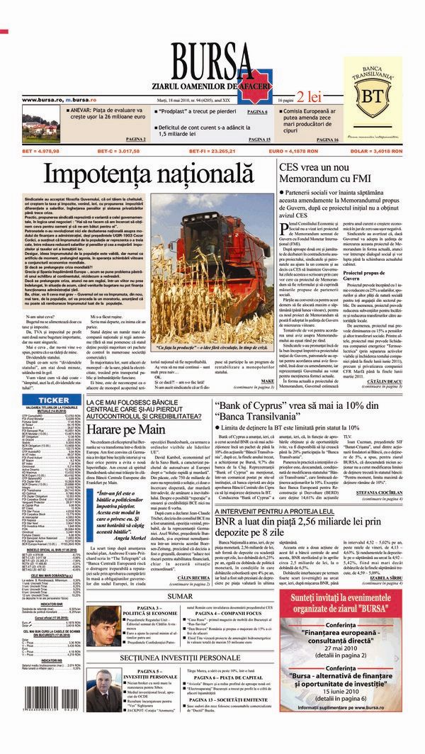 Ediţia din 01.05.2025