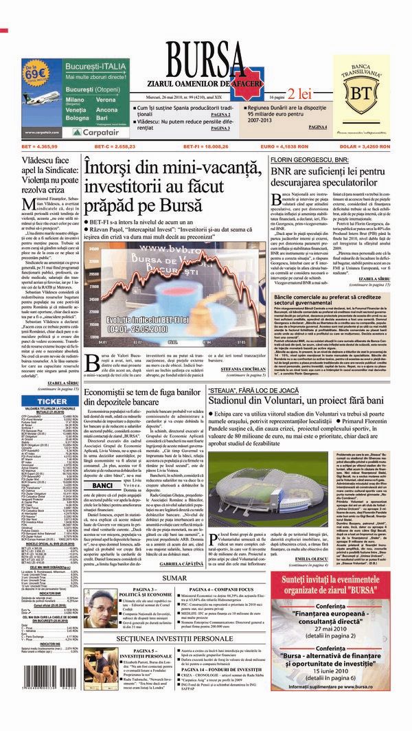 Ediţia din 26.05.2010