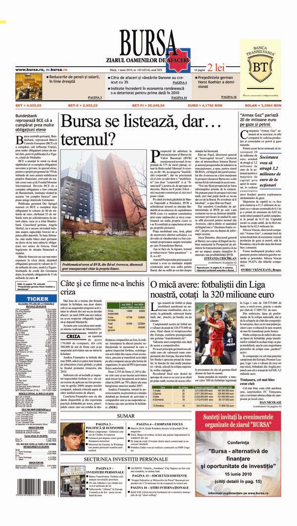Ediţia din 01.06.2010