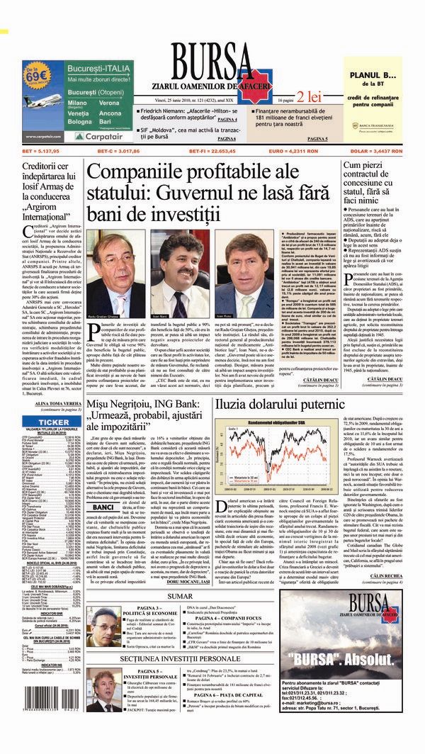 Ediţia din 01.05.2025