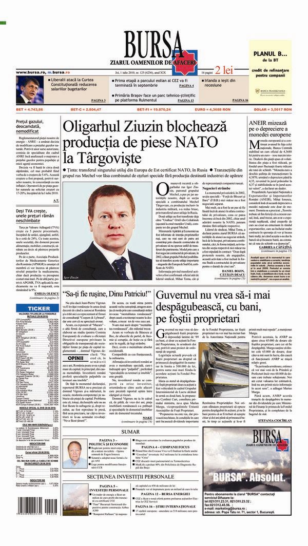 Ediţia din 17.07.2026