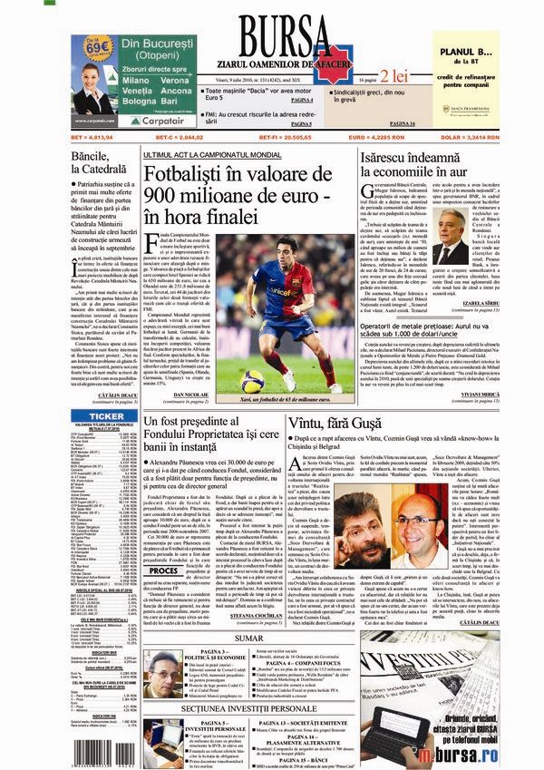 Ediţia din 17.07.2026