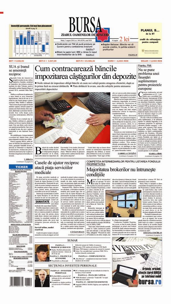 Ediţia din 03.08.2010
