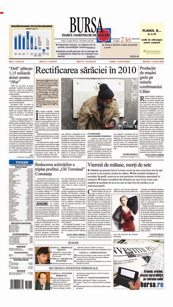 Ediţia din 17.08.2010