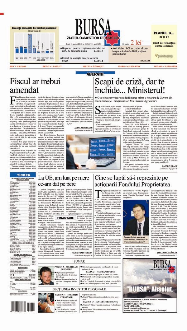 Ediţia din 30.04.2025
