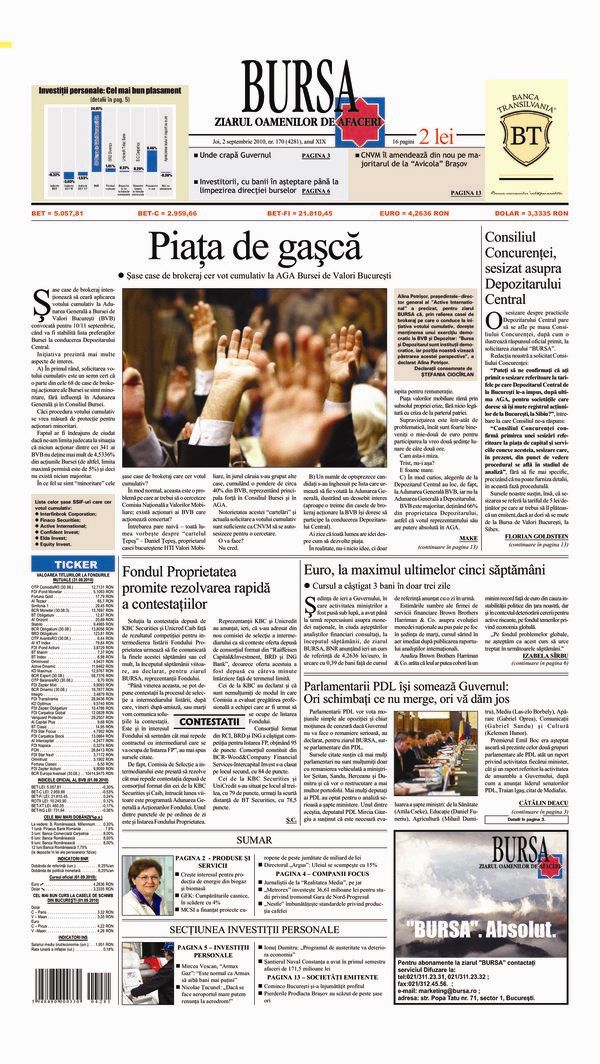 Ediţia din 02.09.2010