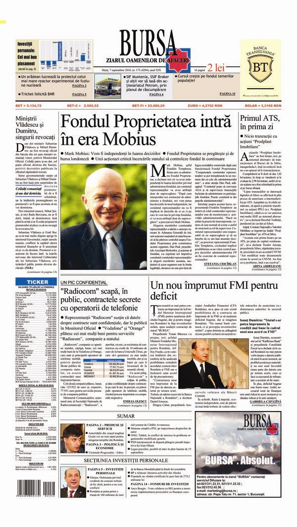 Ediţia din 07.09.2010