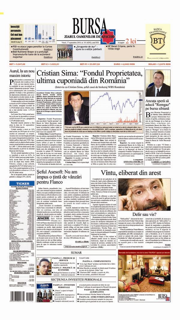 Ediţia din 17.09.2010