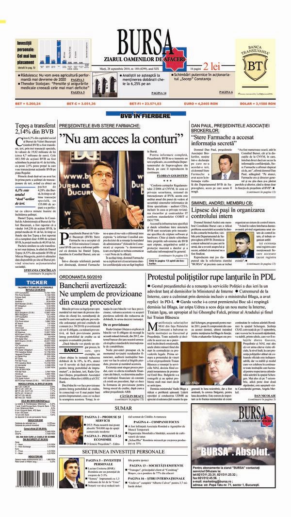 Ediţia din 01.05.2025