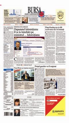 Prima pagină 05.10.2010