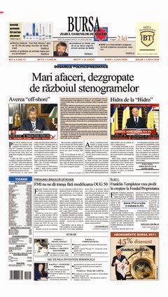 Prima pagină 29.10.2010