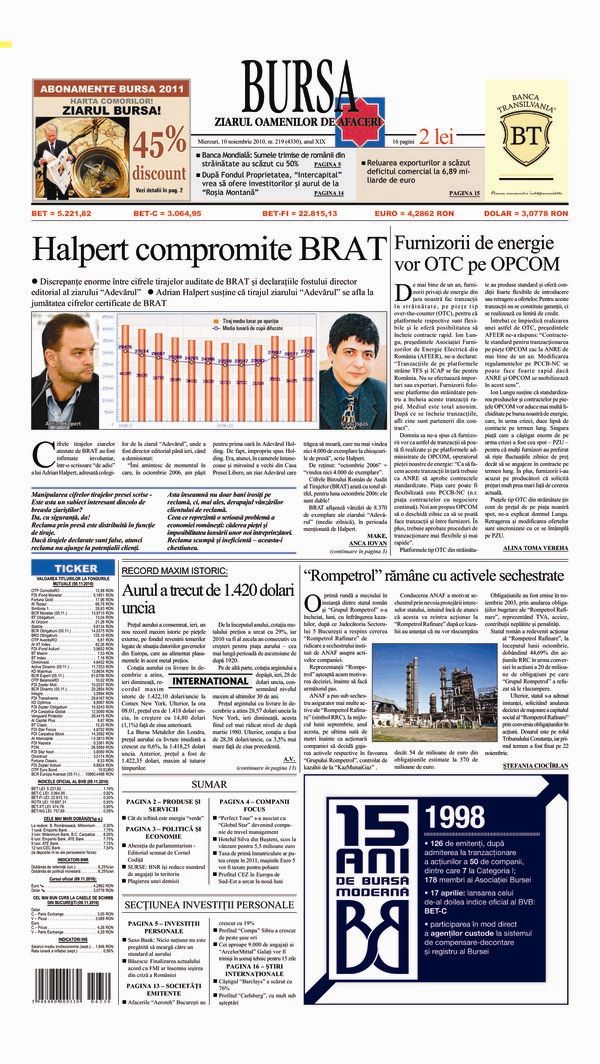 Ediţia din 10.11.2010