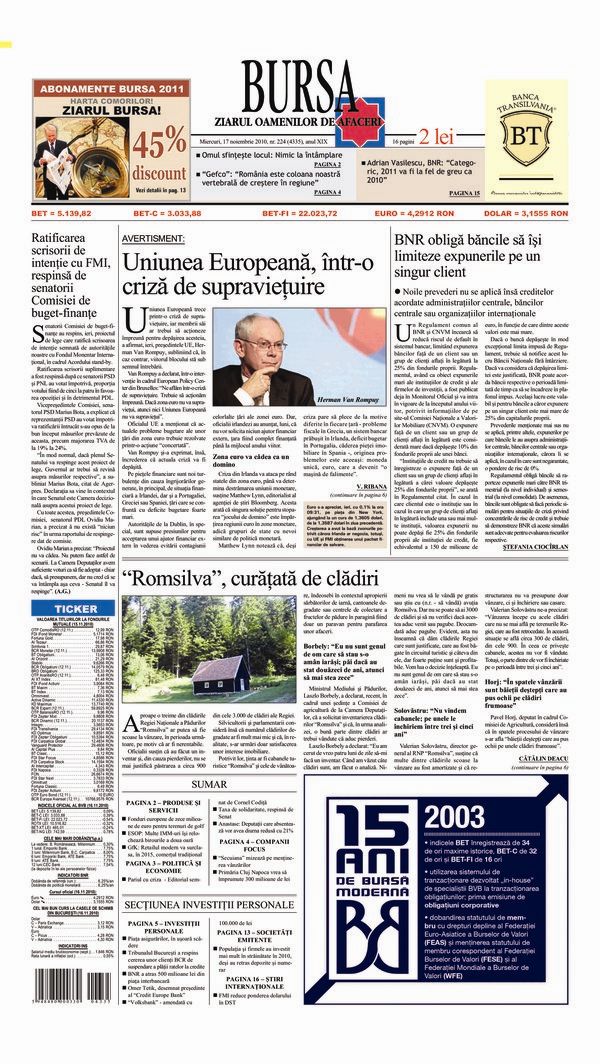 Ediţia din 17.11.2010