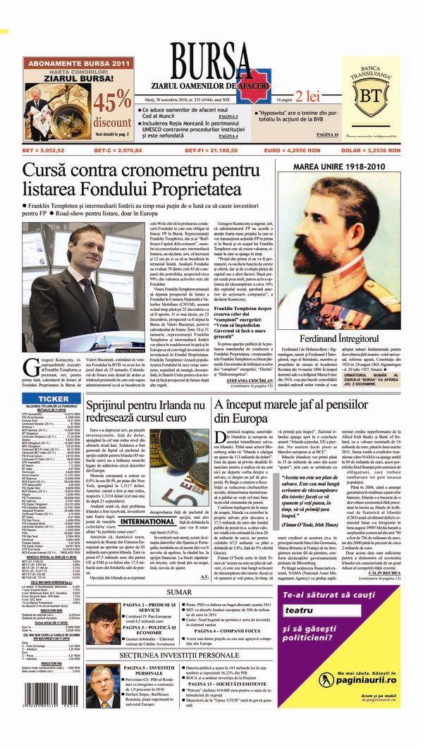 Ediţia din 01.05.2025