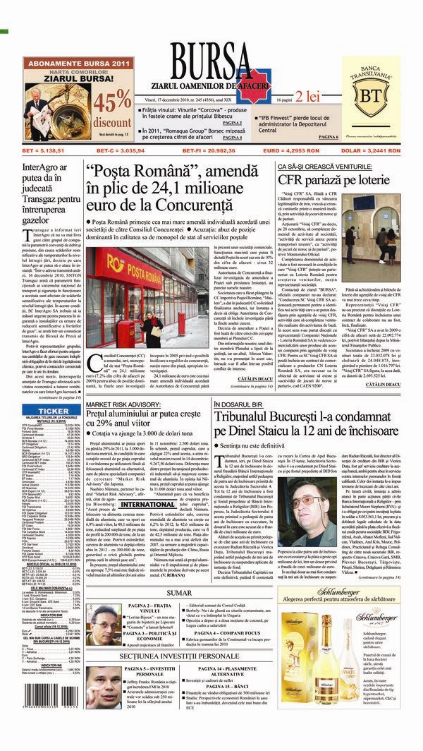 Ediţia din 17.12.2010