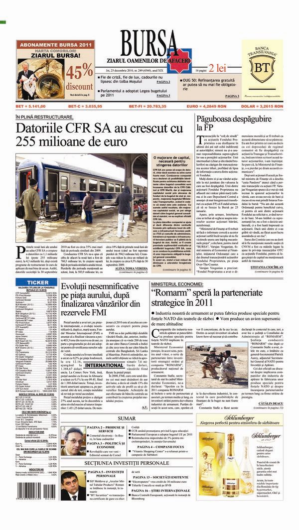 Ediţia din 23.12.2010