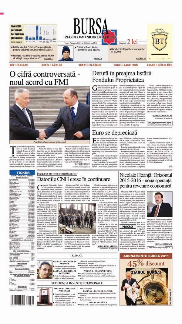 Ediţia din 07.01.2011