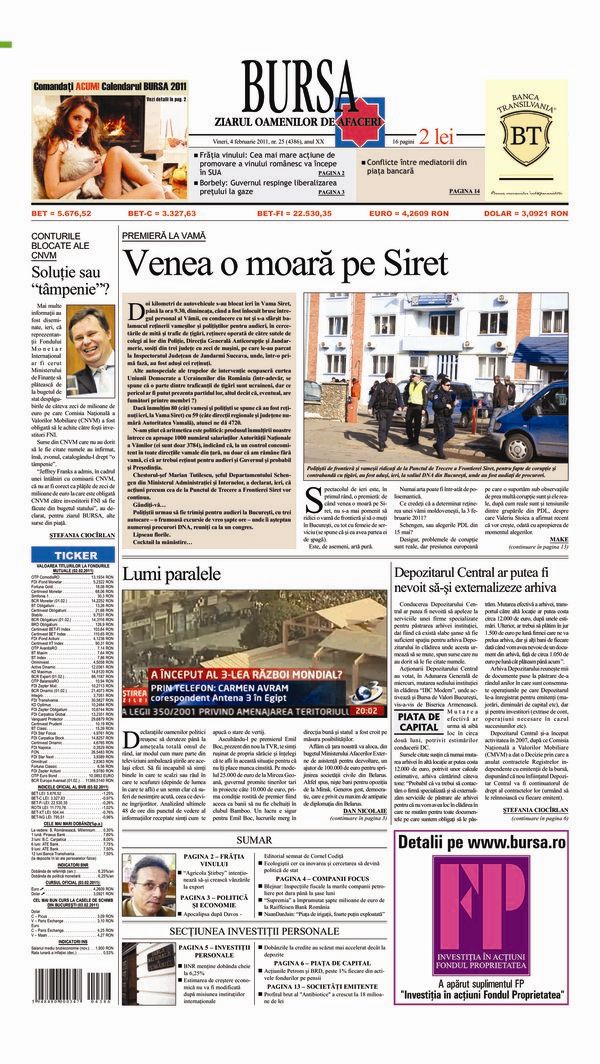 Ediţia din 01.05.2025