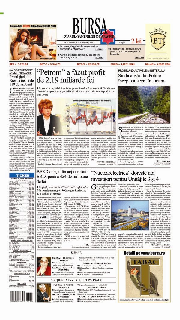Ediţia din 24.02.2011