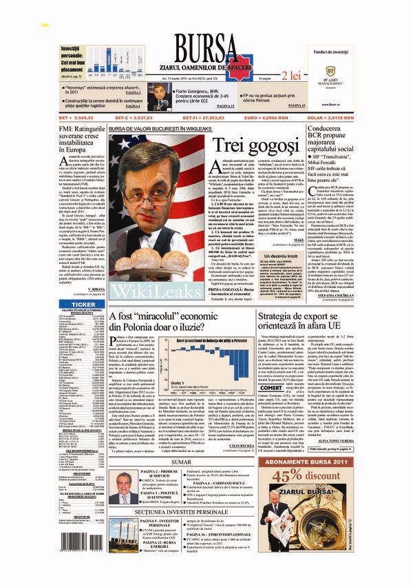 Ediţia din 31.03.2011