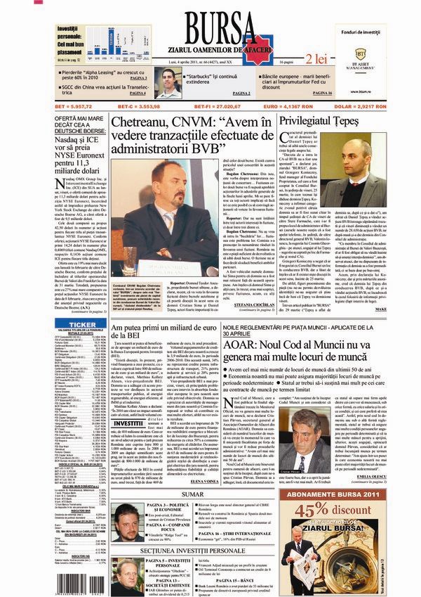 Ediţia din 01.05.2025
