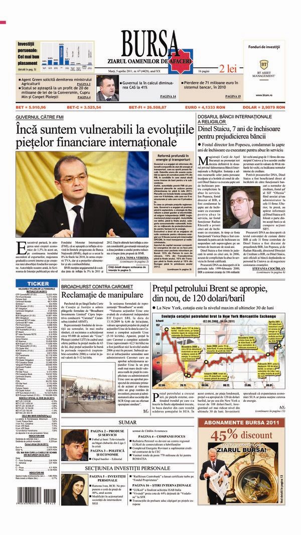 Ediţia din 05.04.2011