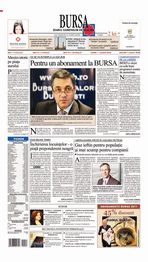 Ediţia din 01.05.2025