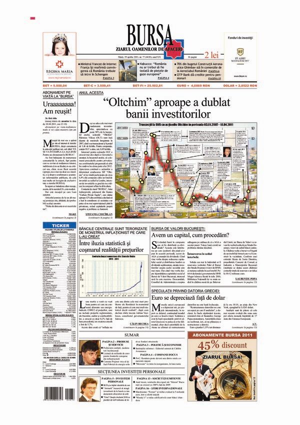 Ediţia din 19.04.2011