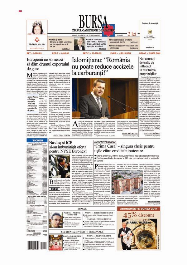 Ediţia din 20.04.2011
