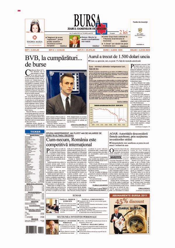 Ediţia din 21.04.2011