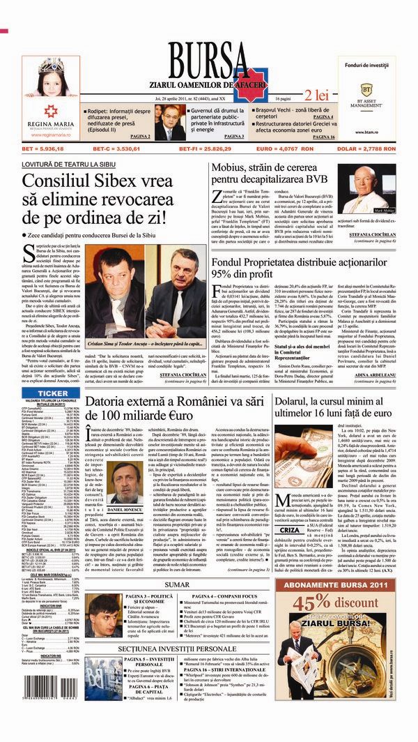 Ediţia din 28.07.2026