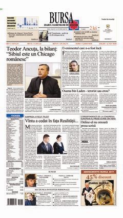 Prima pagină 03.05.2011