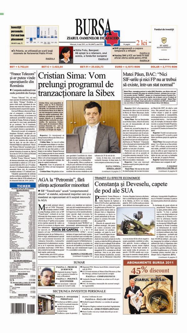 Ediţia din 04.05.2011