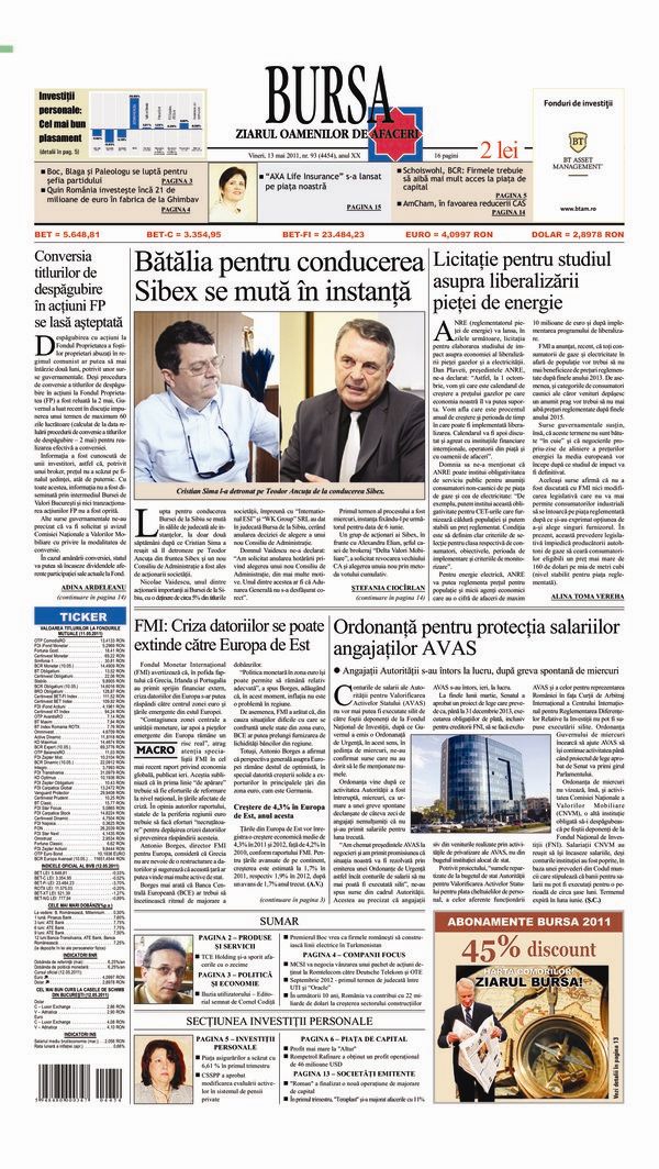 Ediţia din 13.05.2011