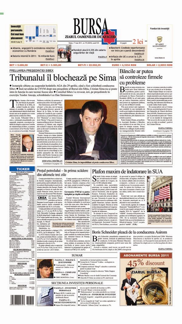 Ediţia din 17.05.2011