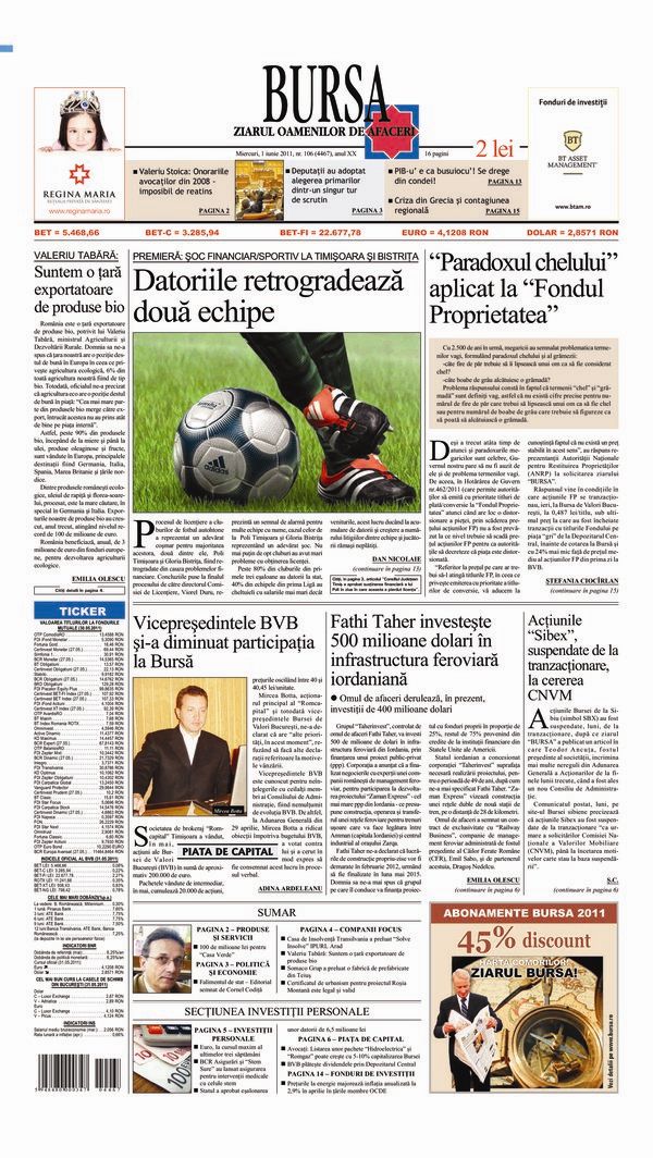 Ediţia din 01.05.2025