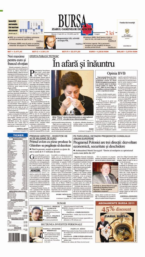 Ediţia din 01.05.2025