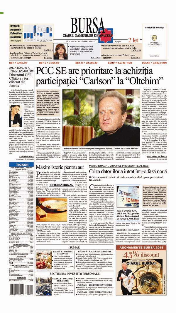 Ediţia din 14.07.2011