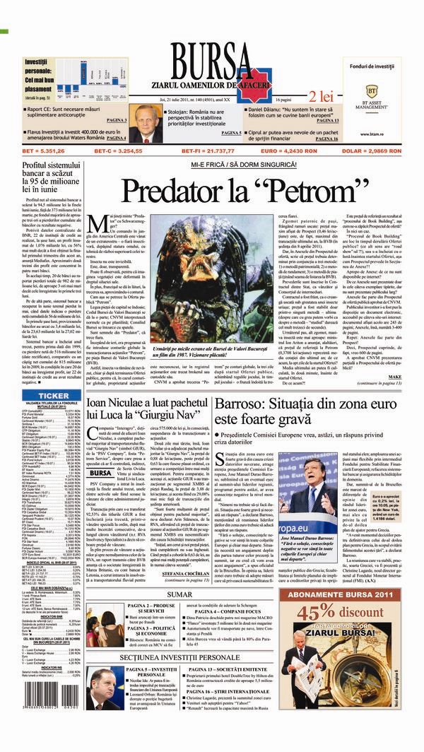 Ediţia din 28.07.2026