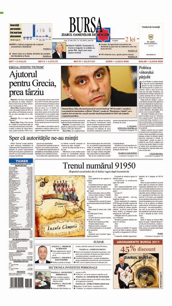Ediţia din 01.05.2025